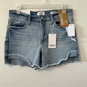 Kensie The High Rise Denim Cut Off Jean Shorts 6/28